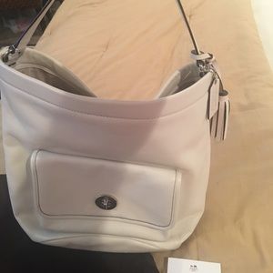 White Coach Handbag